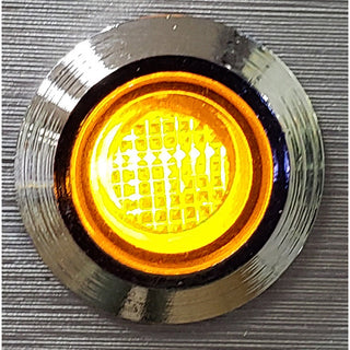 Panel Mount LED Indicator Medium Series 12V - 0.46" (11.8mm) Hole