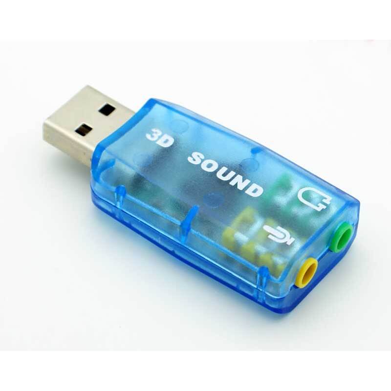 USB Audio Dongle (USB Sound Card) - 3.5mm Audio to USB