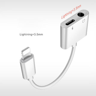 iPhone Lightning to Headphone and Lightning