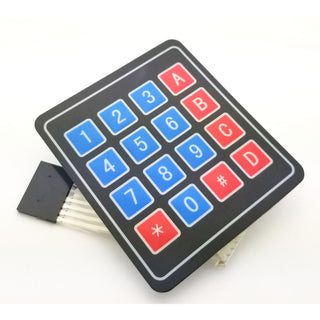 16-Button Numeric Membrane Keypad Matrix (D71)