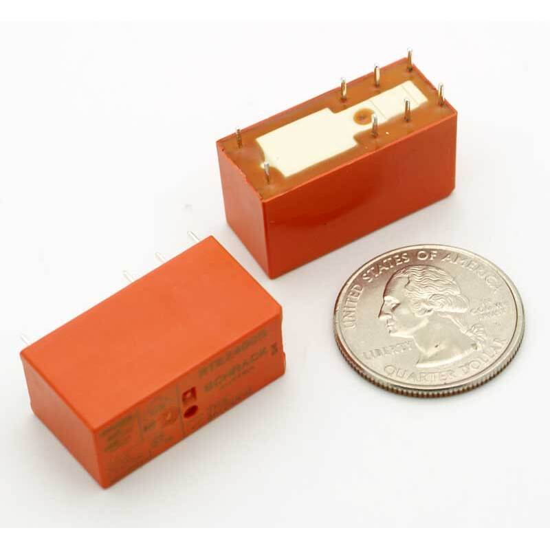 DPDT 5V DC Coil - 8A 250V AC Contacts - Power Relay - TE Connectivity