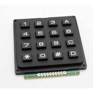 16-Button Numeric Keypad Matrix