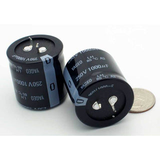 aluminum electrolytic capacitor 1000 μF ±20% 250 volts