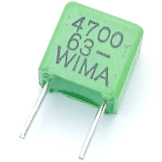 film capacitor 4700 pF 5% 63 volts Polypropylene