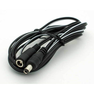 2.5mm x 5.5 DC Power Plug Extension Cable -6' Male-Female