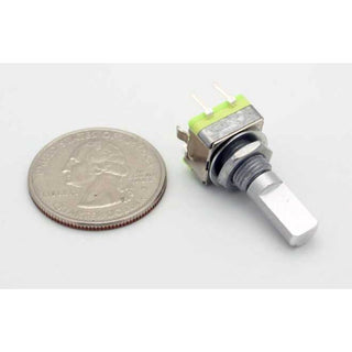 Rotary Encoder w/Push Button Switch - 5 Pin - 20 Detents - With Push Button - 360 Degree Rotation