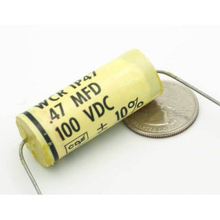 film capacitor 0.47 μF ±10% 100 volts Metalized Polyester