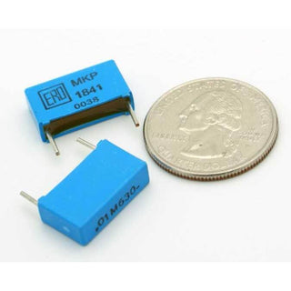 film capacitor 0.01 μF ±20% 630 volts polypropylene, metalized