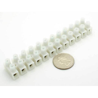 12 Position Breakable Terminal Strip - 20A (14-18AWG Wire)