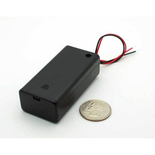 9V Enclosed Battery Holder W/Switch