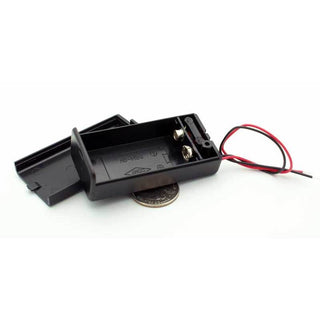 9V Enclosed Battery Holder W/Switch