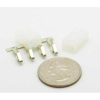 2 Pin 0.156" Polarized Locking Female Socket Connector - 2 Pack