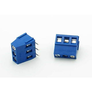 PC Board Mount Screw Terminal Block 90° - 3 Position (14-22AWG)