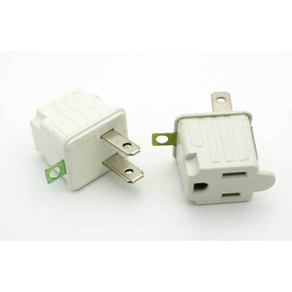 Grounded to Ungrounded Outlet Adapter