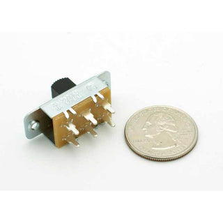 DPDT Slide Switch On-On (or Off) 6A - PCB Mount