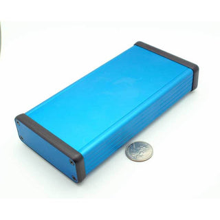 6.30" x 3.07" x 1.06'' Aluminum Blue Anodized