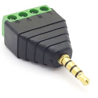 3.5mm 4 Conductor Plug - Solderless w/Screw Terminals - CD027