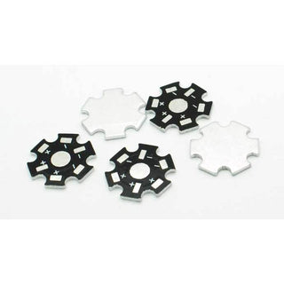 1W, 3W, 5W, LED Aluminum Core Star PCB - 5 Pack