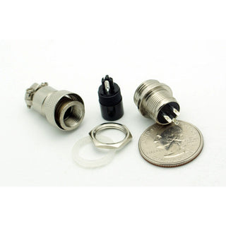 3 Pin Miniature Microphone Connector (Male/Female Pair)