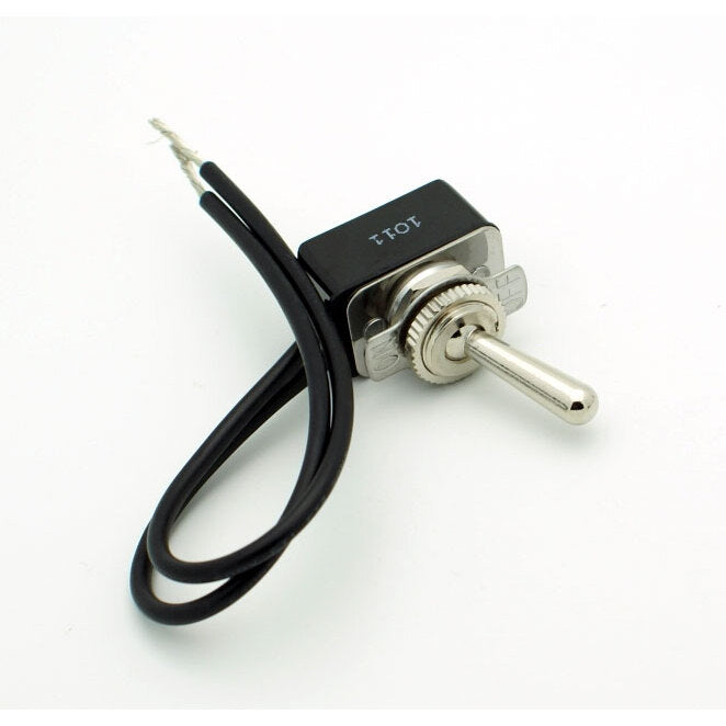 SPST Toggle Switch - Extra Long Handle - w/Wire Leads On-Off 8A