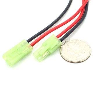 Mini-Tamiya Connector - Male/Female Pair - Pre-wired w/7" leads