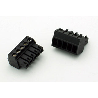 5 Position Mini-Phoenix Connector Plug - (18-24AWG Wire / 8A)