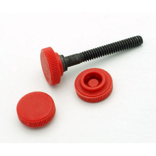 Round Knob for #10 Socket Head Cap Screw - Red