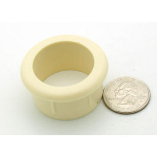 1+1/2" Diameter Desk Grommet - no cap - Almond