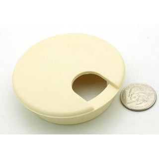 2+1/2" Diameter Desk Grommet - Almond