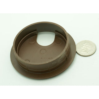 2+1/2" Diameter Desk Grommet - Brown