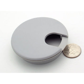 2+1/2" Diameter Desk Grommet - Grey