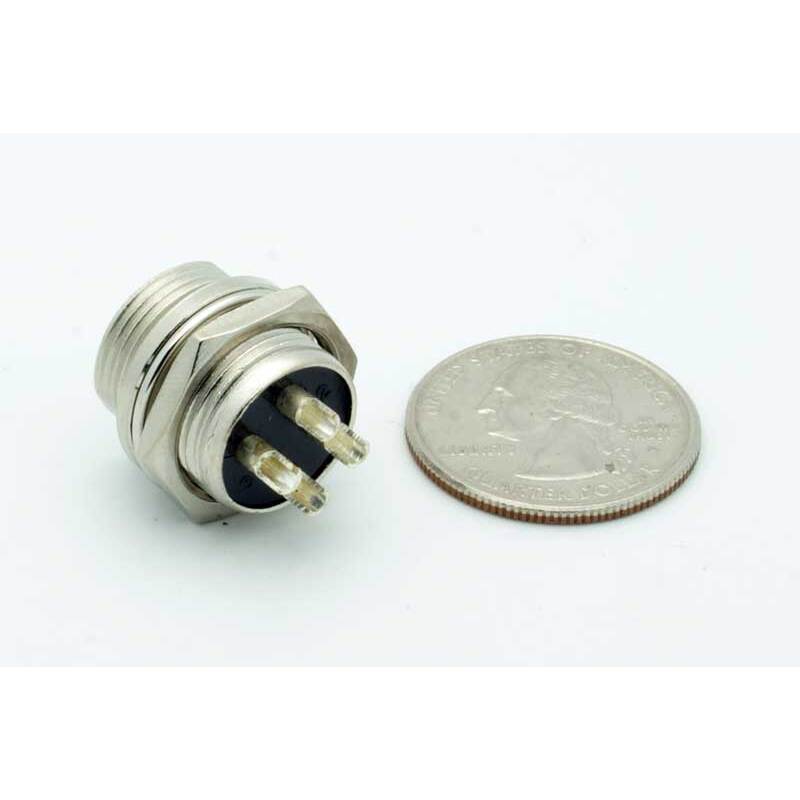 8 Pin Male Chassis Mount Microphone Connector 8 Pin Male Chassis Mount Microphone Connector