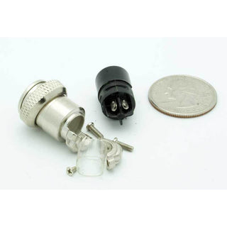 4 Pin Female Inline CB Mic Connector