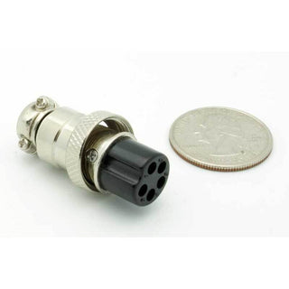 5 Pin Female Inline CB Mic Connector