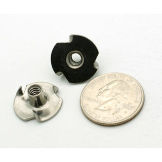10-32 Stainless Steel Tee Nut - 9/32" x 3/4" Long Prongs