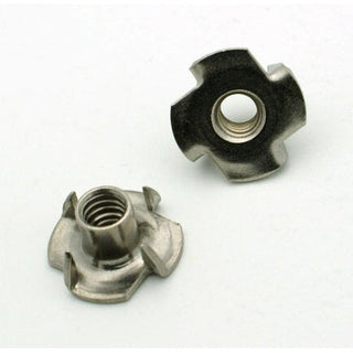 1/4-20 Stainless Steel Tee Nut - 5/16" x 3/4" Long Prongs