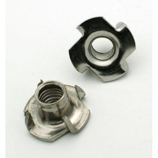 5/16-18 Stainless Steel Tee Nut - 3/8" x 3/4" Long Prongs