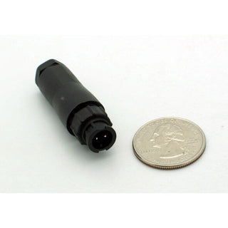 Small Series 2 Pin Male Inline Waterproof Connector - 20-26 AWG