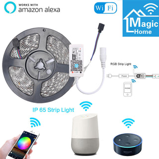 Wifi RGB LED Strip Controller Android or iPhone Smart Home (Alexa or Google Home)