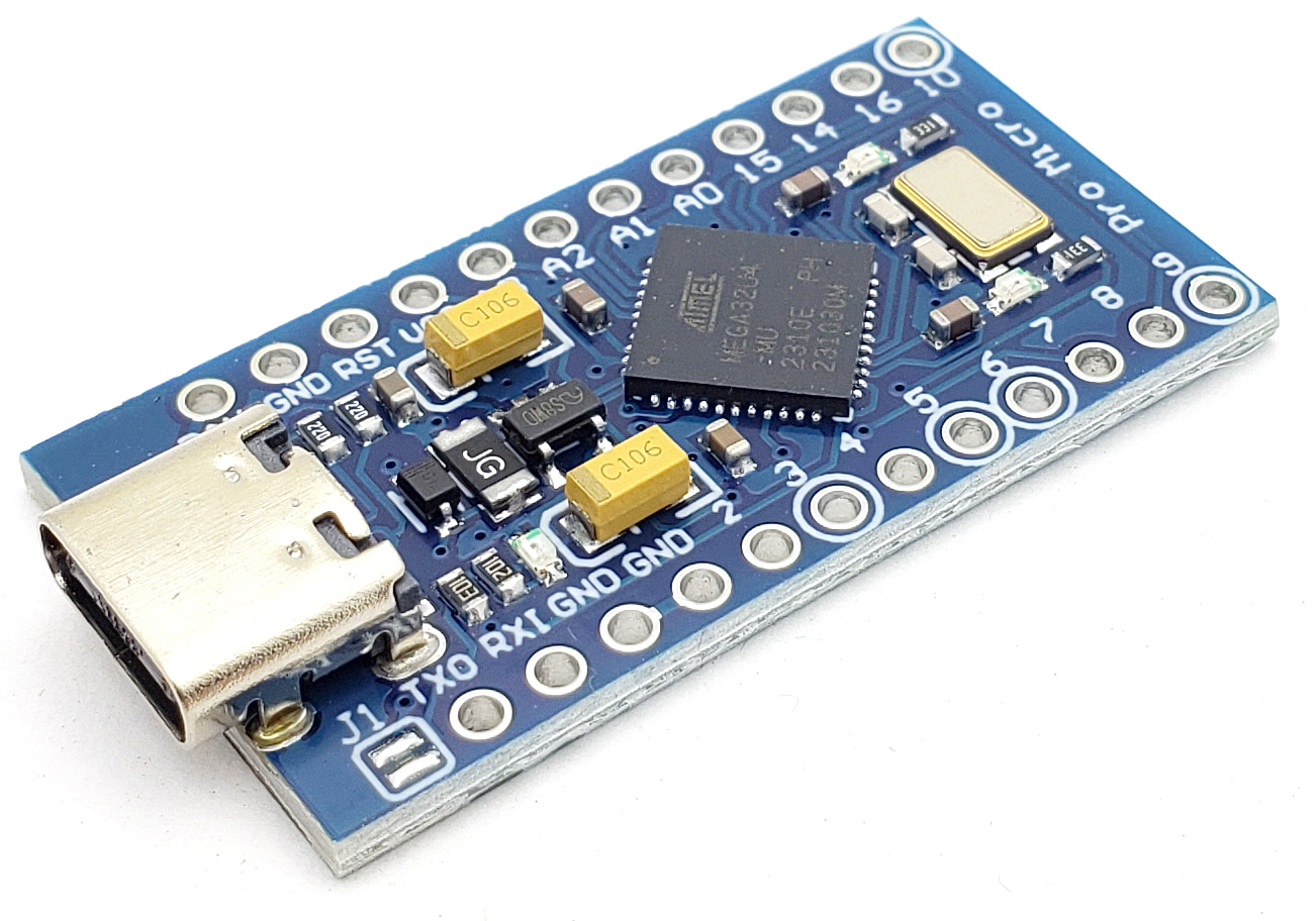 Pro Micro 5V/16MHz Arduino Compatible Microcontroller - RobotShop