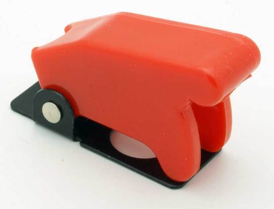 USA SELLER!!! Red Toggle Switch Safety Cover Guard Plastic/Metal. 1 PC 