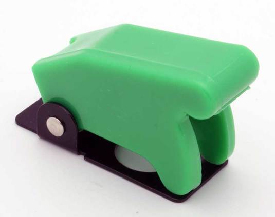 Toggle Switch Guard / Cover - Green Waytek 44231