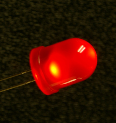 red led flashing