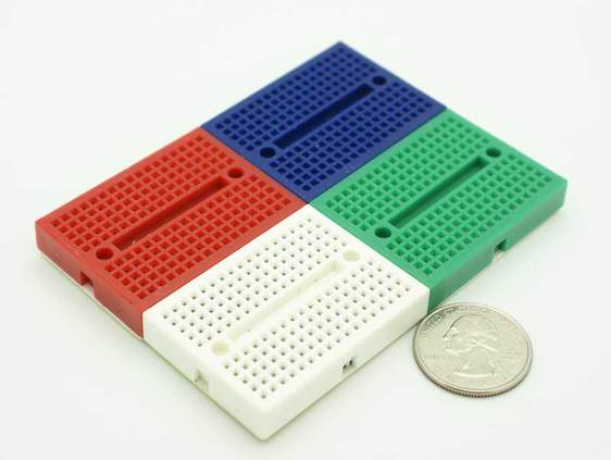 170-Point Mini Breadboard, White