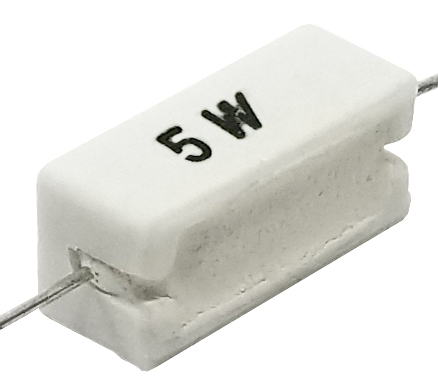 5 Watt 3.3 Ohm Ceramic Cement Resistor Wire Wound 5W3.3RJ 5% Error Margin 5 Pcs 