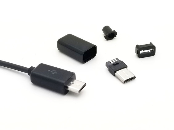 moeilijk vezel Zo veel Micro USB B Male Connector - Solder Type