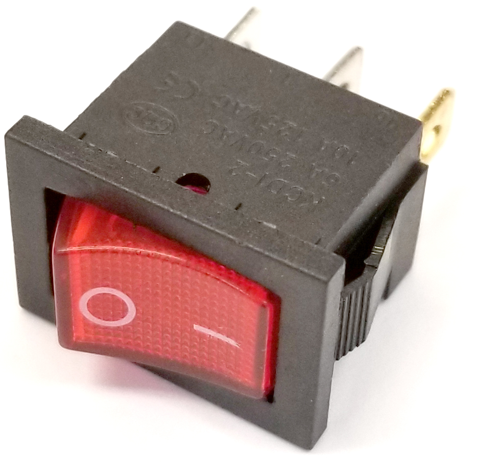10- CIT CITR2 Series Illuminated Circuit Breaker Rocker Switch 125V  8amp 
