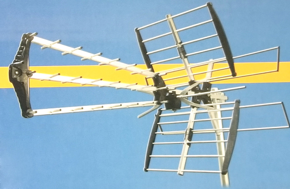 VHF/UHF HDTV 60 Mile Fringe Yagi Antenna