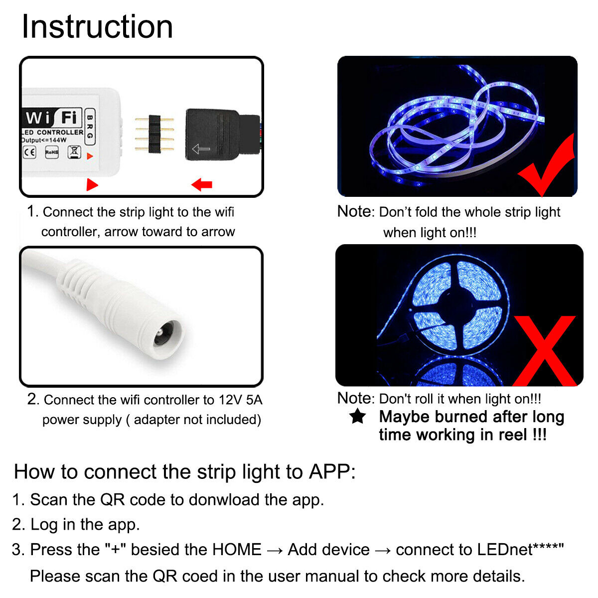 V-TAC Controller Dimmer WiFi Strip LED Compatibile con Google Home e   Alexa via App Magic Home Interagisce con Smartphone - Lampadine, Strisce e  Faretti Wi-Fi - Esseshop - Il tuo Partner