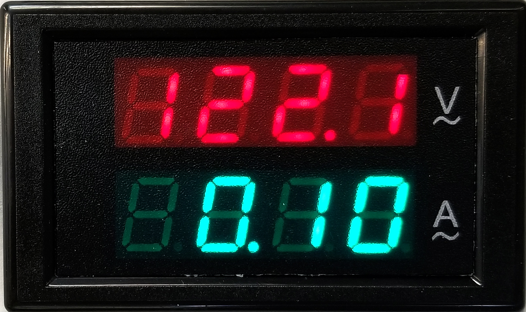 Digital Ammeter Voltmeter LCD Panel Amp Volt Meter Gauge AC 100A 80-300V Black 